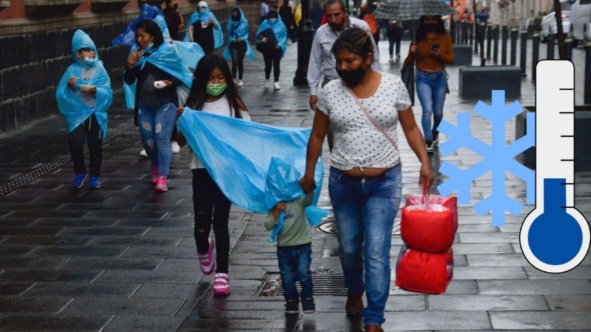 Frente frío 41: Estados que serán más afectados por las lluvias