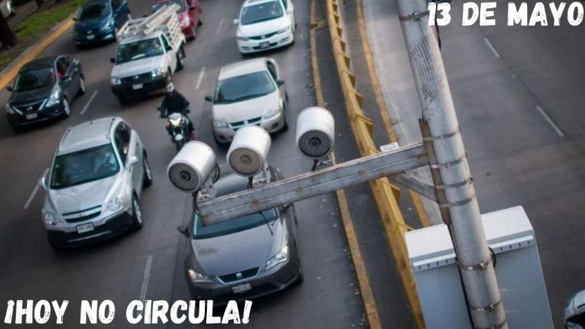 Hoy No Circula viernes 13 de mayo: estos autos descansan en CDMX y EDOMEX