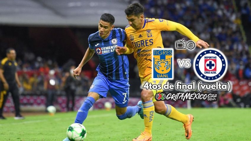 Qué canal transmite Tigres vs Cruz Azul por TV: Liga MX Cuartos de Final Vuelta