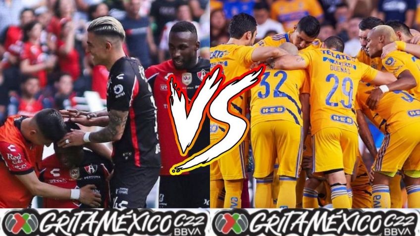 Link donde ver Atlas vs Tigres EN VIVO Online: Semifinal de ida Liga MX