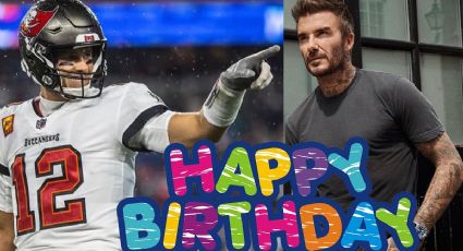 ¡Llevadito! Así felicitó Tom Brady a David Beckham por su cumpleaños