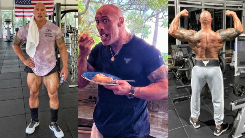 Bestial entrenamiento y desayuno de The Rock para conseguir más músculo