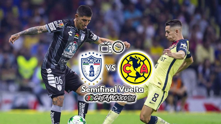 Qué canal transmite Pachuca vs América EN VIVO por TV: Semifinal Vuelta Liga MX