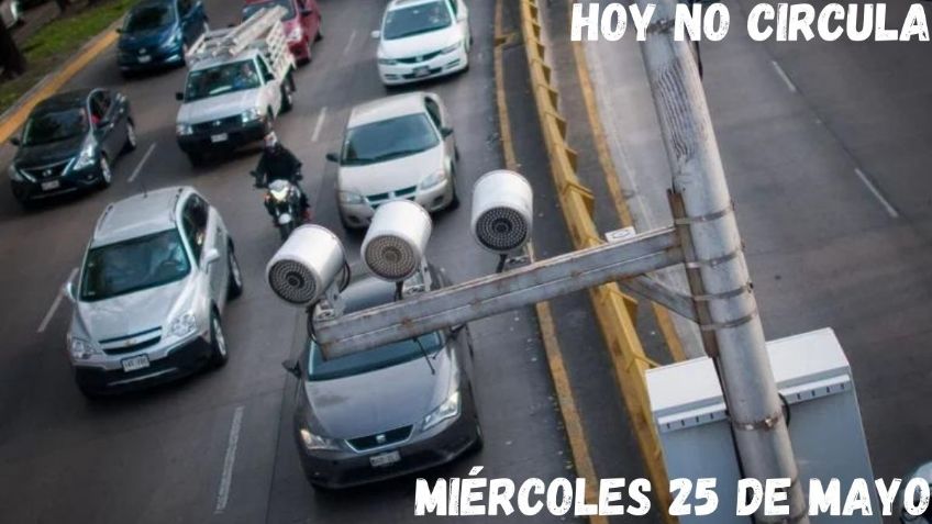 Hoy No Circula miércoles 25 de mayo: estos autos descansan en CDMX y EDOMEX
