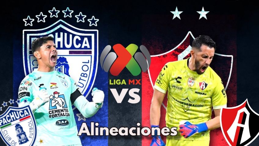 Alineaciones Atlas vs Pachuca por la final de ida de la Liga MX
