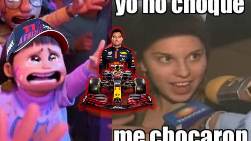 MEMES lamentan choque de Checo Pérez en qualy del GP de Mónaco ¿Podrá correr?
