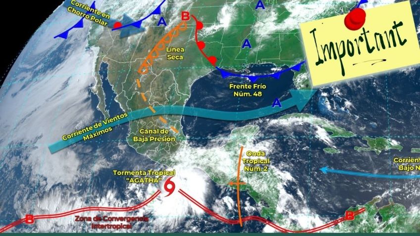 Tormenta tropical Blas: ¿Qué estados serán AFECTADOS por su paso?