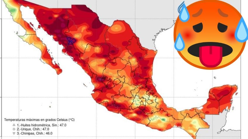 CALOR en México: Estados que llegarán a más de 40 GRADOS este domingo 29 de mayo