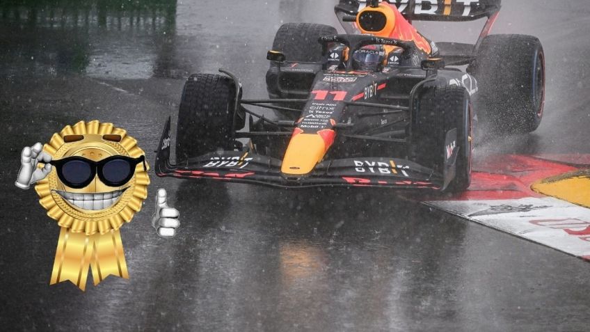 MEMES celebran triunfo de Checo Pérez en el GP de Mónaco y no perdonan a la lluvia