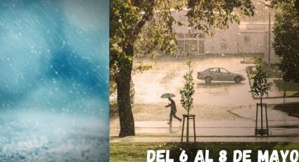 Clima México: Pronóstico de LLUVIAS para el fin de semana del 6 al 8 de mayo