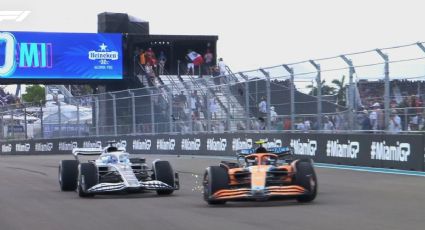 Así fue el choque entre Gasly y Norris en el GP de Miami (VIDEO)