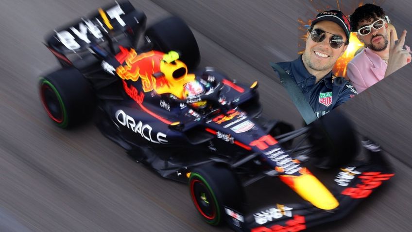 Checo Pérez y Bad Bunny se unen para el GP de Miami; así se coló el reggaetonero