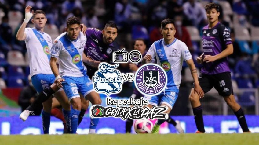 Qué canal transmite Puebla vs Mazatlán EN VIVO por TV: Repechaje Liga MX