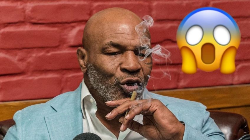 Mike Tyson se vuelve viral por jugar fuercitas mientras fuma marihuana (VIDEO)