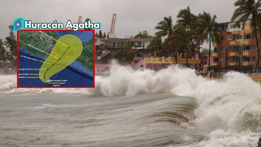 ¿Qué estados serán afectados por el Huracán Agatha hoy 2 de junio?