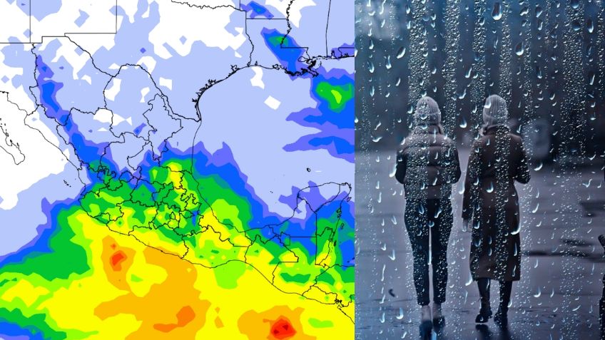 Onda Tropical 4: Dónde provocará LLUVIAS en México entre lunes y martes