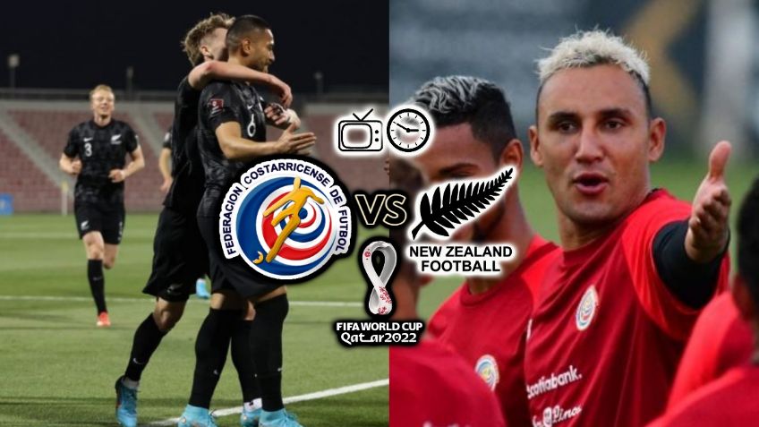 Qué canal transmite Costa Rica vs Nueva Zelanda por TV: Repechaje a Qatar 2022