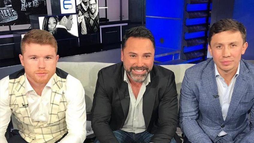 El pronóstico de Óscar de la Hoya para pelea de Canelo Álvarez vs Golovkin