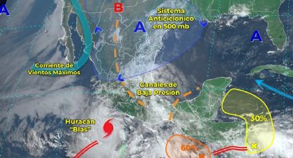 Huracán Blas: ¿Qué estados serán afectados este 17 de junio?