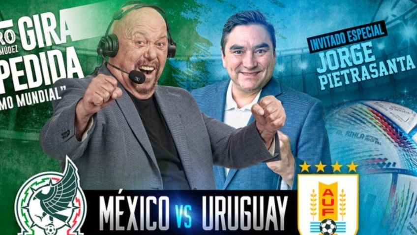 Este fue el último México vs Uruguay que narraron Perro Bermúdez y Jorge Pietrasanta
