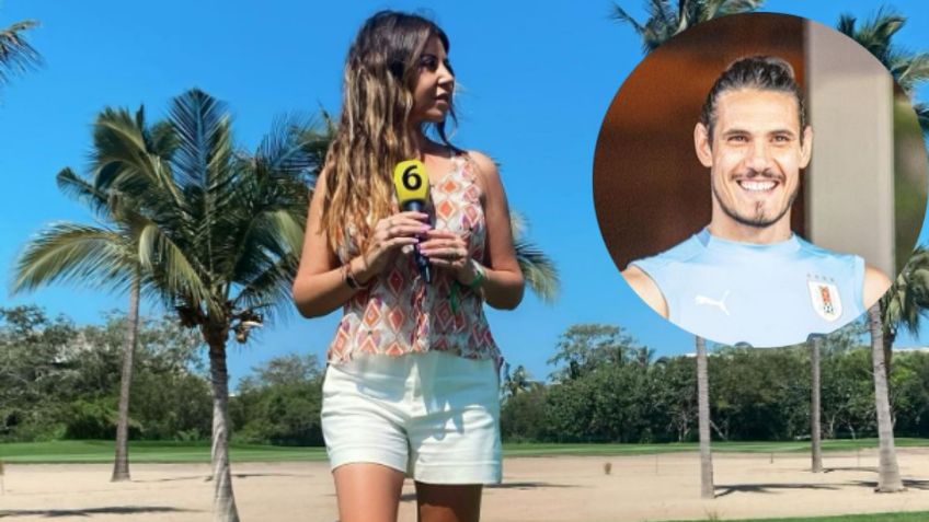 Mariana Zacarías, la conductora mexicana que declaró su amor a Edinson Cavani