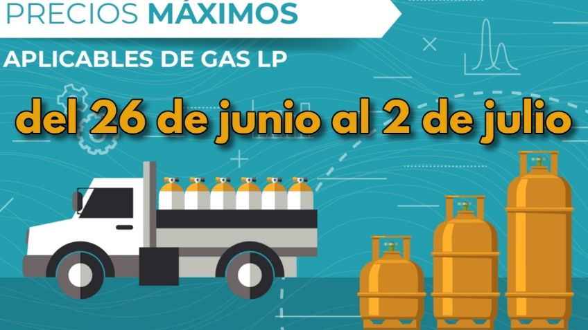 Gas LP: ¡Precio más caro! ¿Cuánto costará del 26 de junio al 2 de julio?