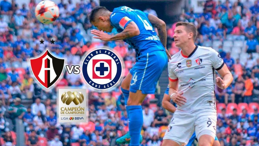 Qué canal transmite Atlas vs Cruz Azul EN VIVO por TV: Campeón de Campeones