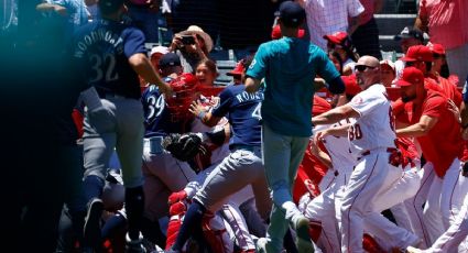 MLB: ¡Batalla campal! Así se fueron a los golpes Angels y Mariners (VIDEO VIRAL)