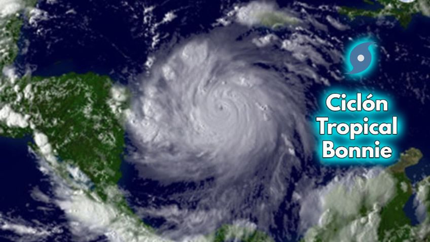 Ciclón Tropical Bonnie cambia de océano: DÍA y HORA en que llegará a México