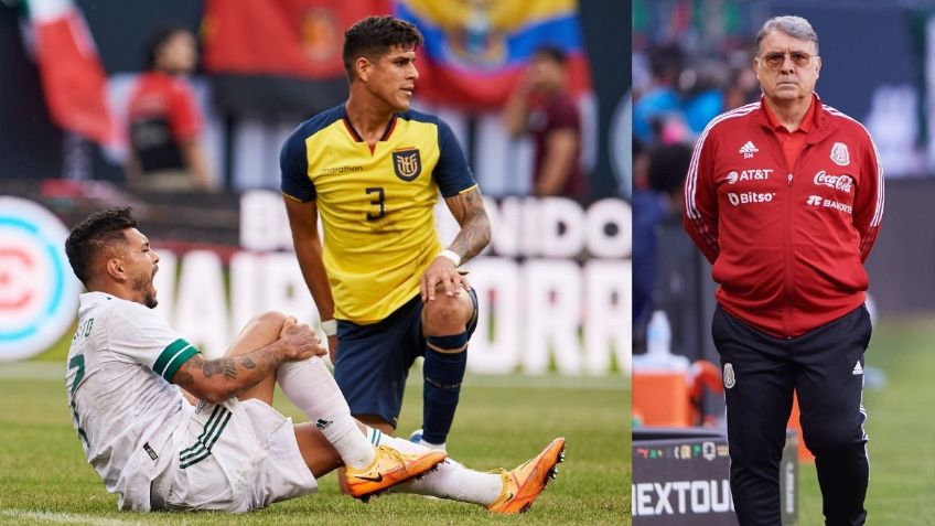 Así fue la preocupante reacción del Tata Martino tras la lesión del Tecatito Corona | VIDEO