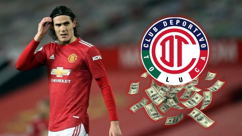 ¿Cuánto costaría al Toluca sueldo de Edinson Cavani por mes, semana y día?