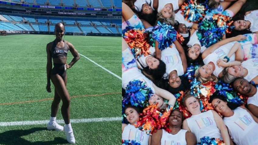 Ella es Justine Lindsay, primera animadora de la NFL abiertamente transgénero
