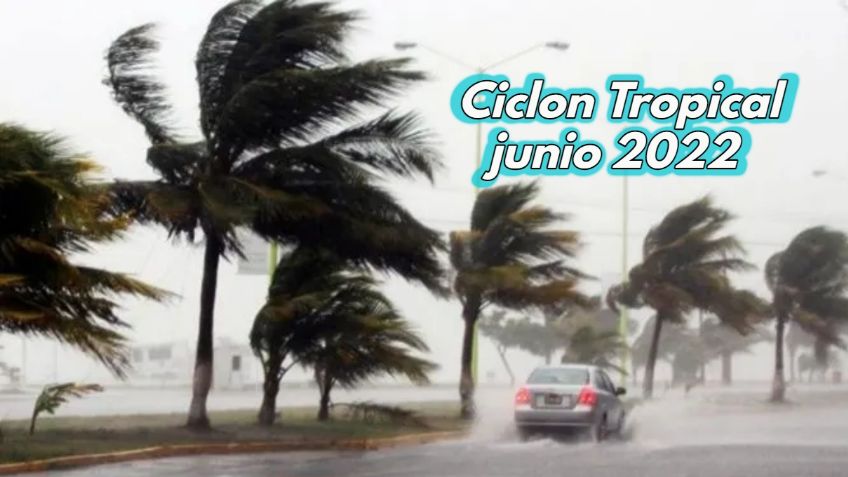 Nuevo Ciclón Tropical: Lugar y día en que llegaría a México del 8 al 13 de junio