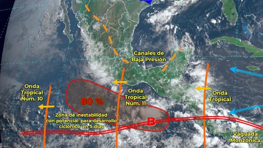 Onda Tropical 12: ¿cuándo llega a México y qué estados serán AFECTADOS?