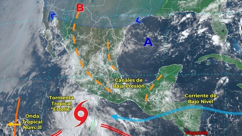 Huracán Estelle provoca LLUVIAS: ¿Dónde lloverá hoy domingo 17 de julio?