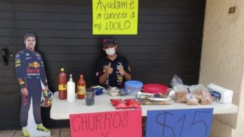 ¿Quién es el niño que vendía botanas para conocer a Checo Pérez?