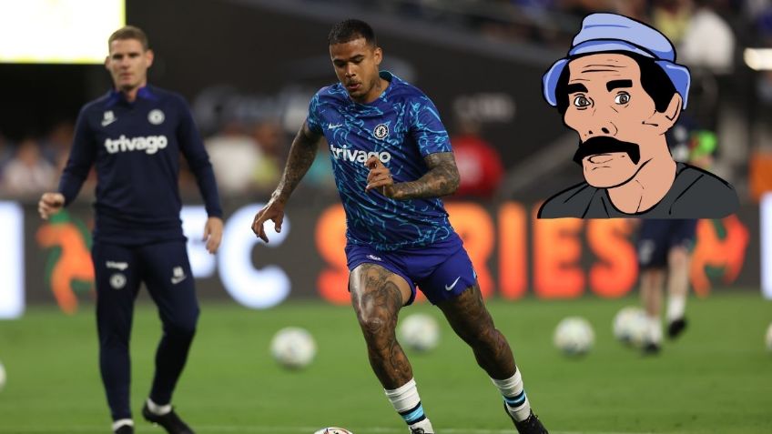 Es brasileño, juega para el Chelsea y tiene un tatuaje de Don Ramón en la pierna