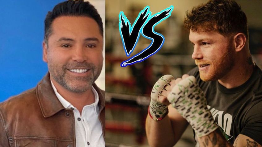 La dura amenaza de Óscar de la Hoya a Canelo Álvarez y a su promotor