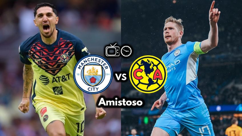 Qué canal transmite Club América vs Manchester City por TV: Amistoso internacional