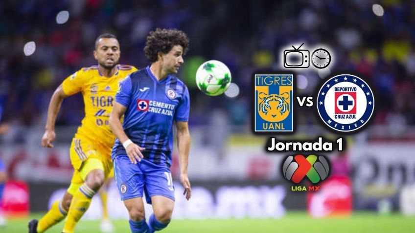 Qué canal transmite Tigres vs Cruz Azul por TV: Jornada 1 Apertura 2022 Liga MX