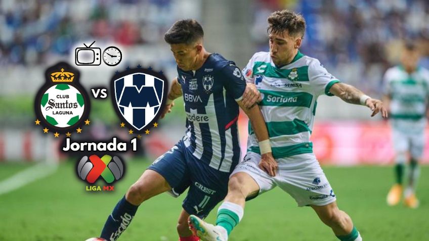 Qué canal transmite Santos vs Monterrey por TV: Jornada 1 Apertura 2022 Liga MX