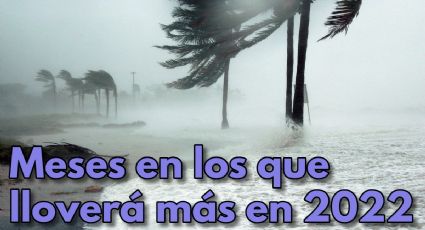 ¿Qué mes habrá más LLUVIAS en México en 2022?