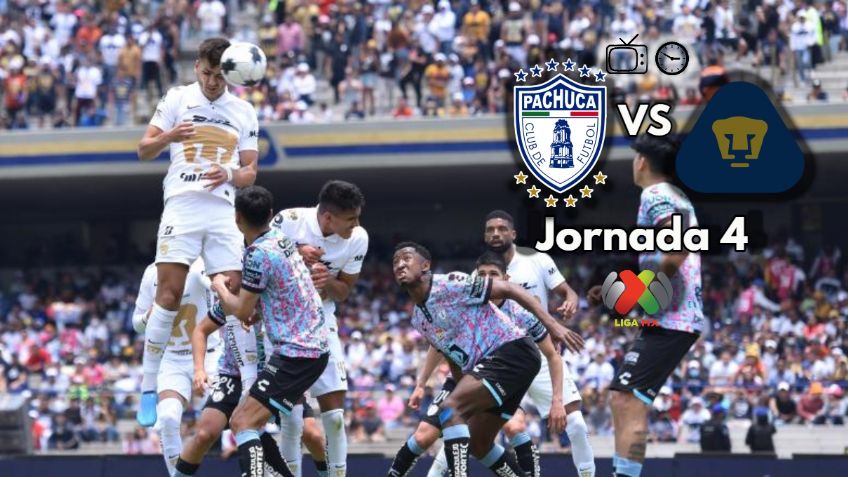 Qué canal transmite Pachuca vs Pumas EN VIVO por TV: Jornada 4 Liga MX