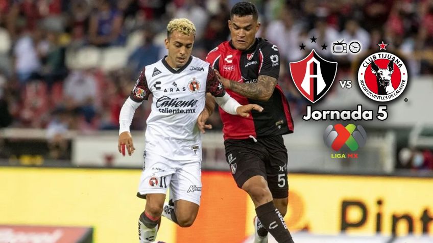 Qué canal transmite Atlas vs Xolos en vivo por TV: Jornada 5 Liga MX