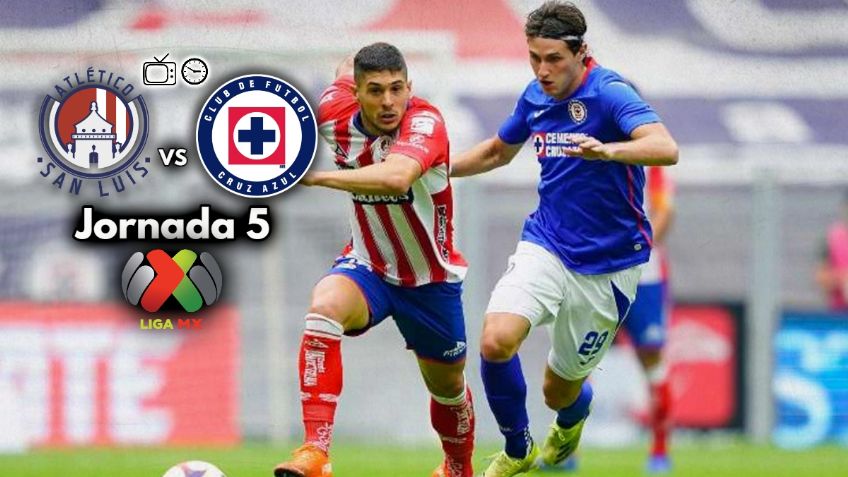 Qué canal transmite San Luis vs Cruz Azul en vivo por TV: Jornada 5 Liga MX