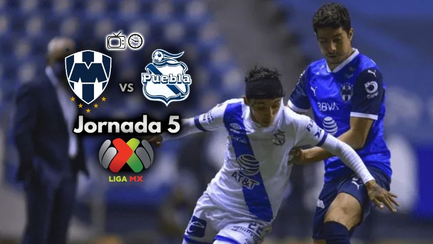 Qué canal transmite Monterrey vs Puebla en vivo por TV: Jornada 5 Liga MX