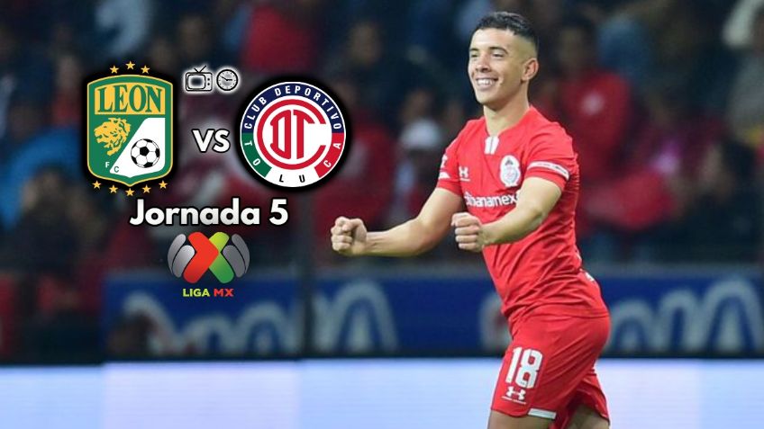 Qué canal transmite León vs Toluca en vivo por TV: Jornada 5 Liga MX