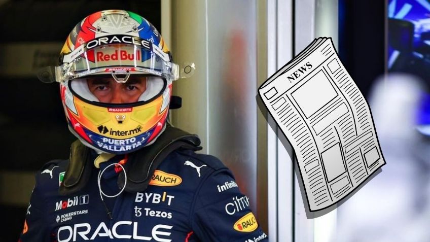 Checo Pérez hace reaccionar a la prensa internacional tras histórico podio