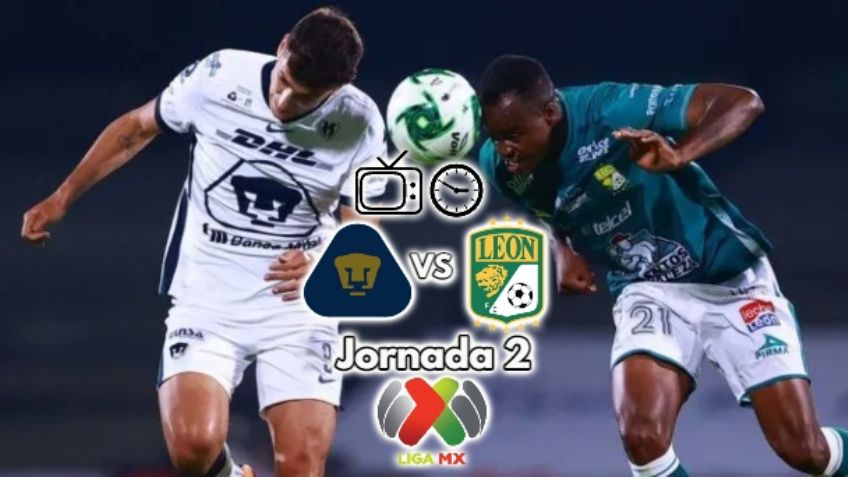 Qué canal transmite León vs Pumas en vivo por TV: Jornada 2 Liga MX