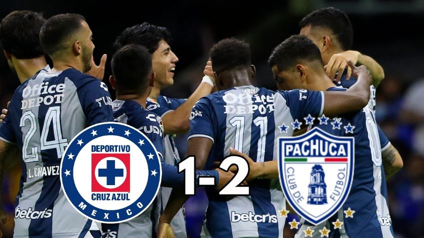 Pachuca humilló al Cruz Azul en su debut en el Azteca y es líder del Apertura | MEMES